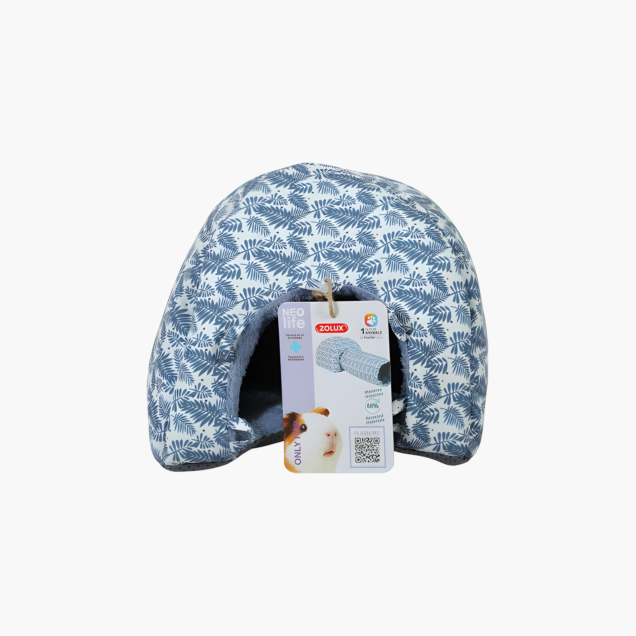 Zolux Neolife Iglo Cavia Blauw - Pet Global Shop