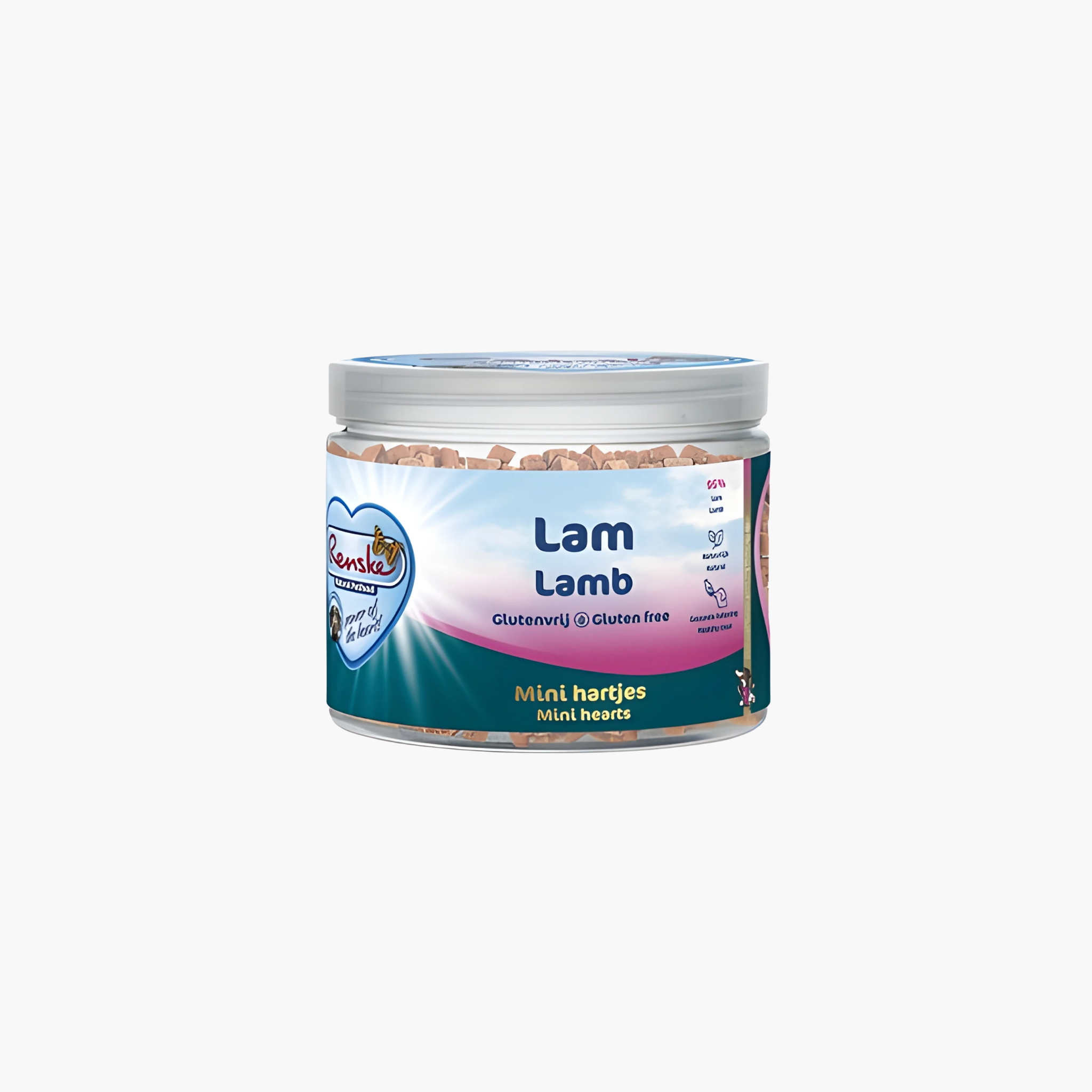 Renske Gezonde Beloning Mini Hartjes Lam - Pet Global Shop