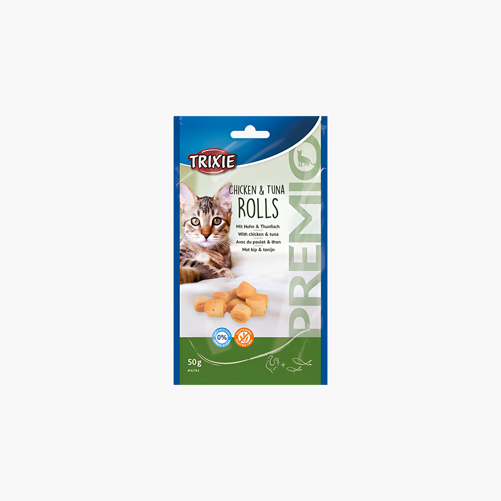 Trixie Premio Kip & Tonijn Rolletjes Voor Katten Glutenvrij - Pet Global Shop