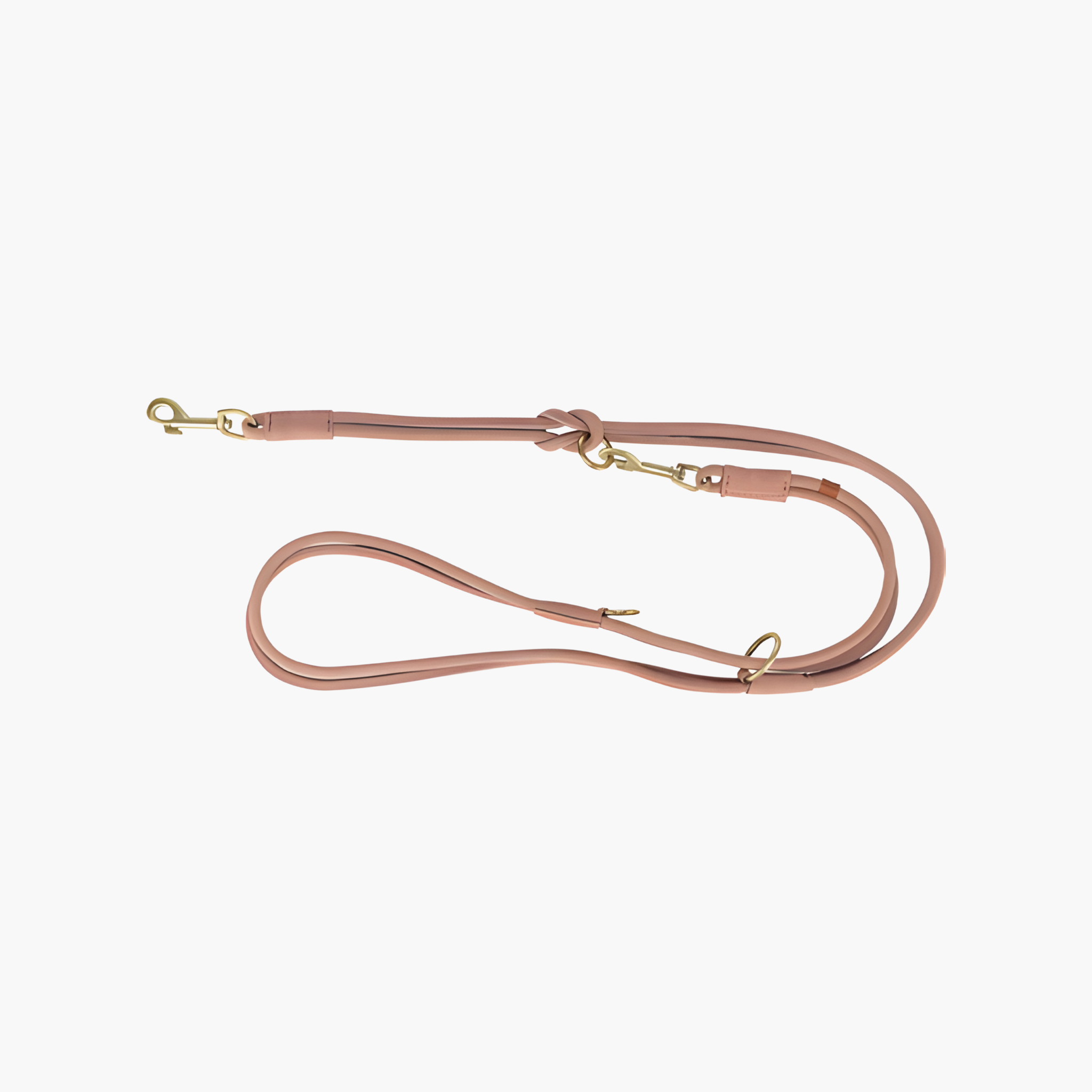 Trixie Hondenriem Pure Verstelbaar Rond Gestikt Leer Roze - Pet Global Shop