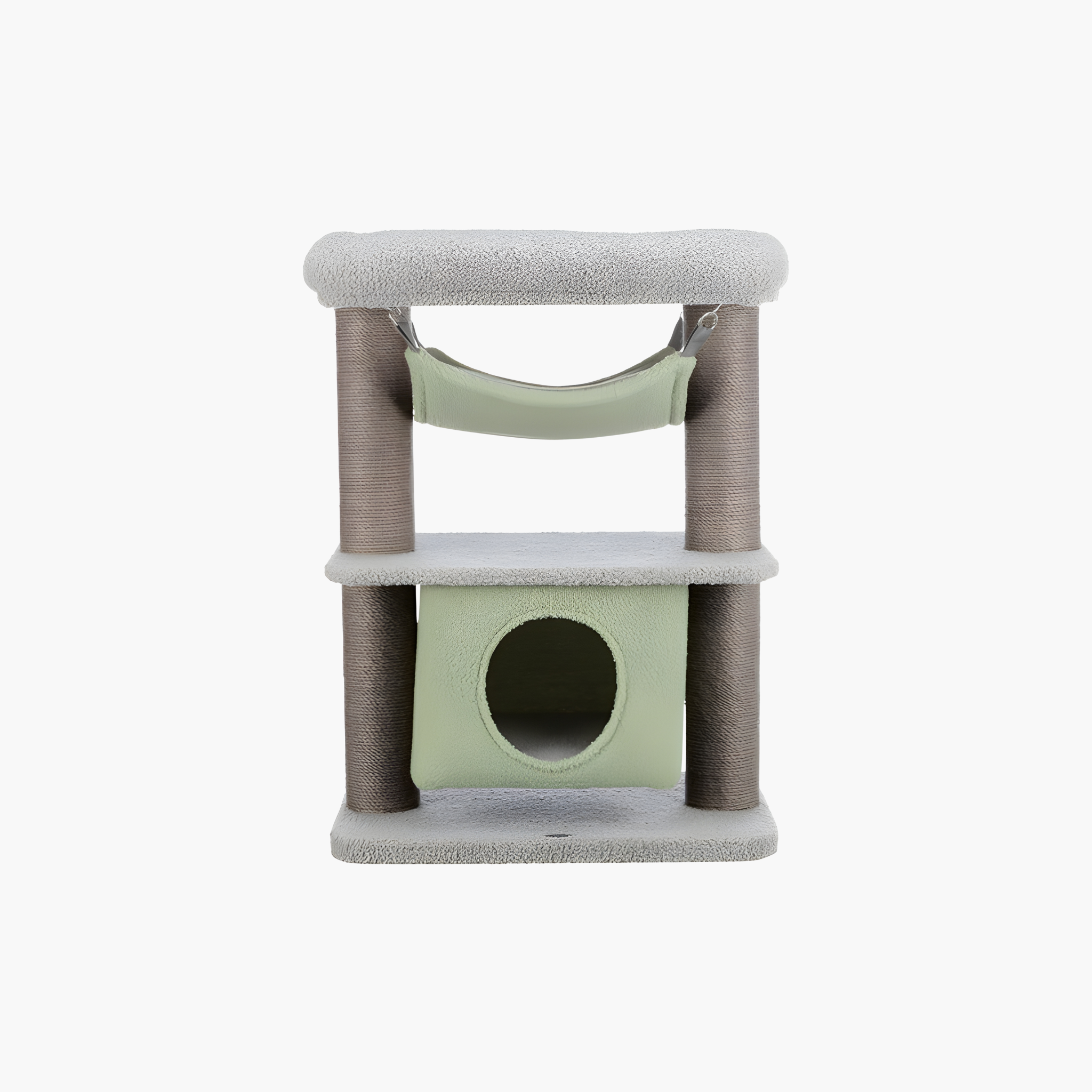 Trixie Kitten Krabpaal Lunito Grijs / Mintgroen - Pet Global Shop