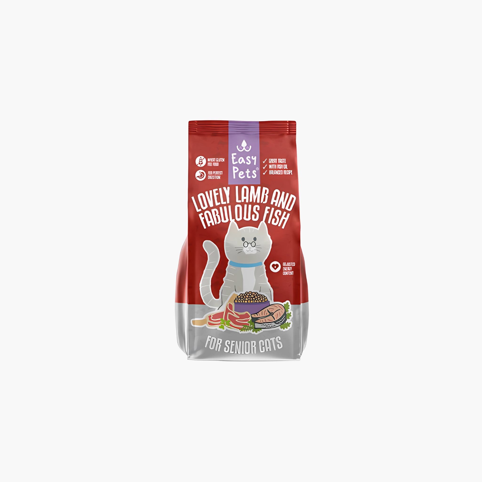 Easypets Lovely Lamb & Fabulous Fish Senior Kattenvoer - Pet Global Shop