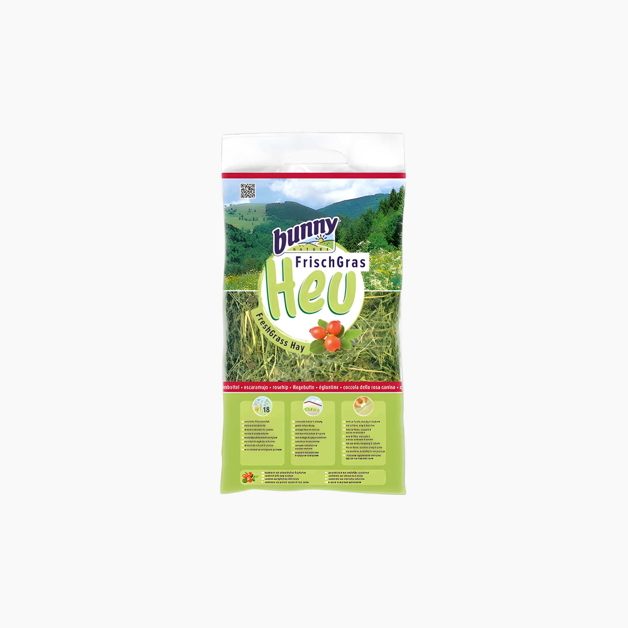 Bunny Nature Vers Gras Hooi Met Rozenbottel - Pet Global Shop