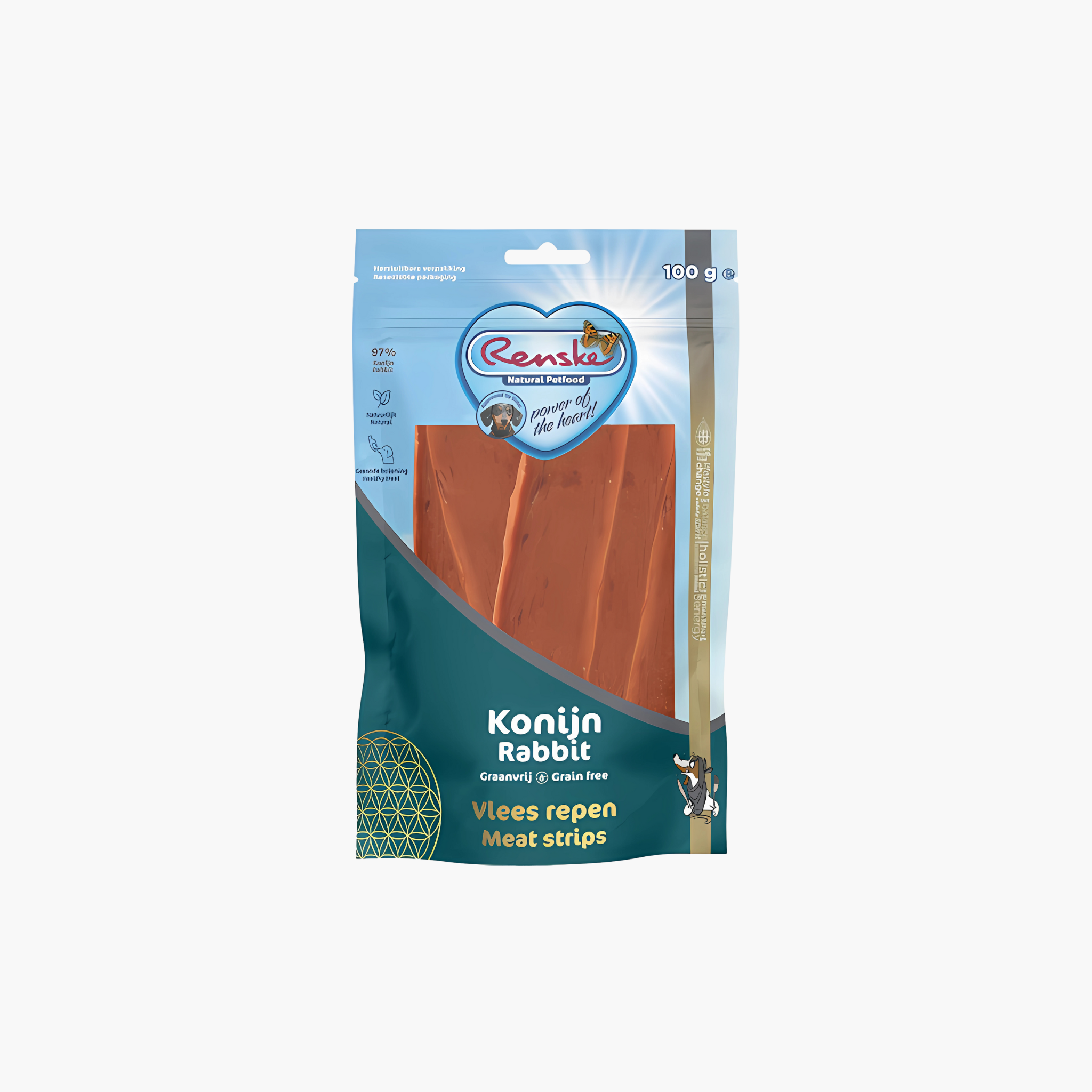 Renske Gezonde Beloning Vlees Strip Konijn - Pet Global Shop
