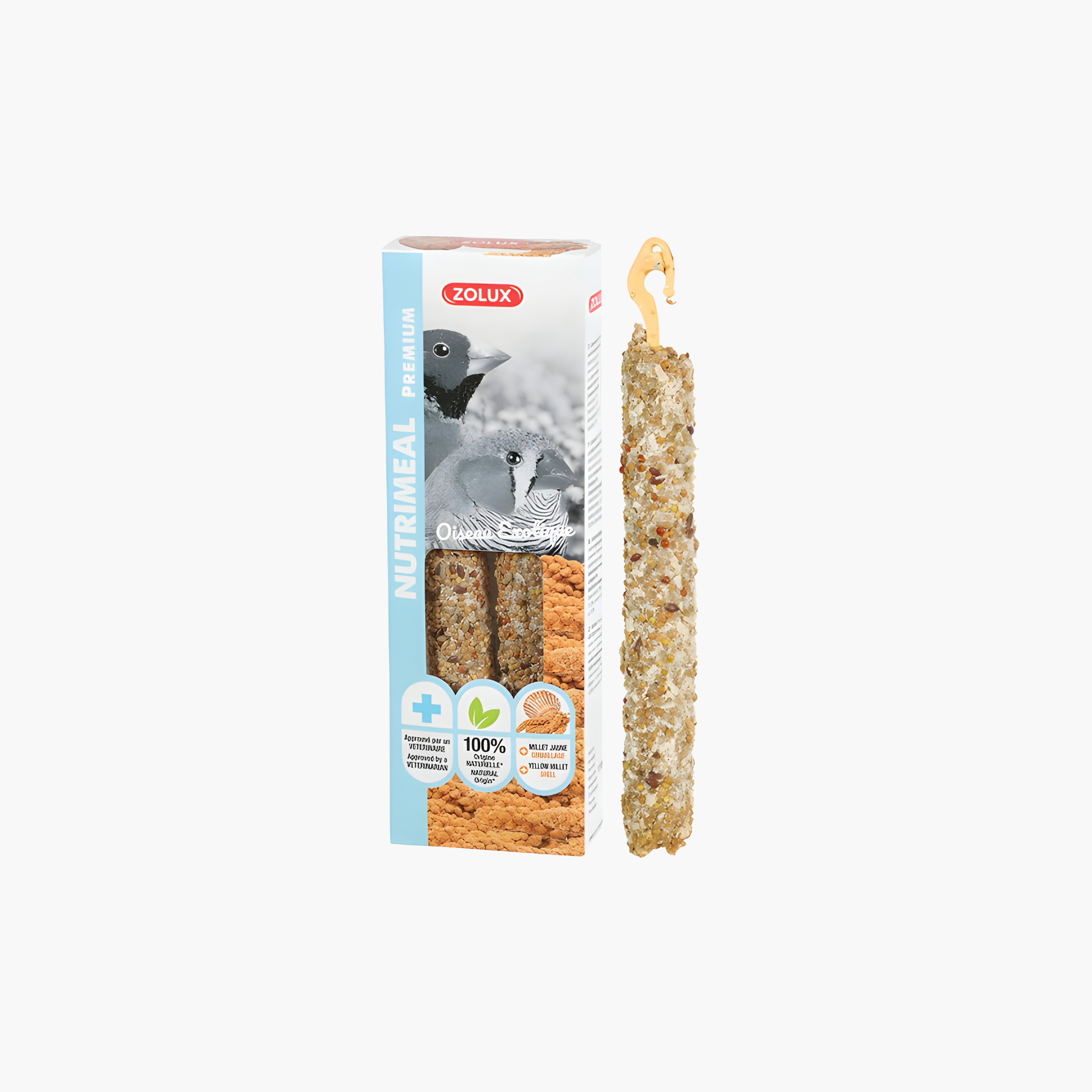Zolux Nutrimeal Stick Tropische Vogel Gele Gierst - Pet Global Shop