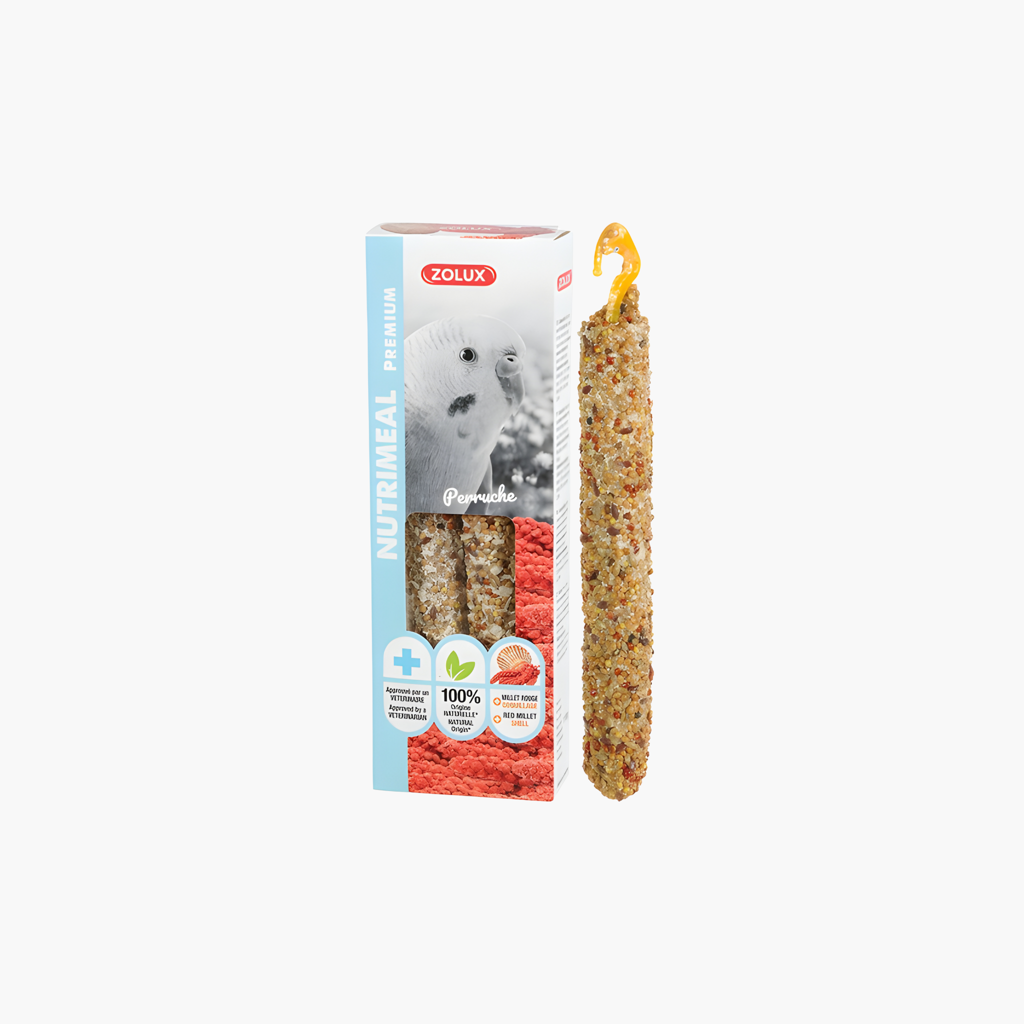 Zolux Nutrimeal Stick Parkiet Rode Gierst - Pet Global Shop