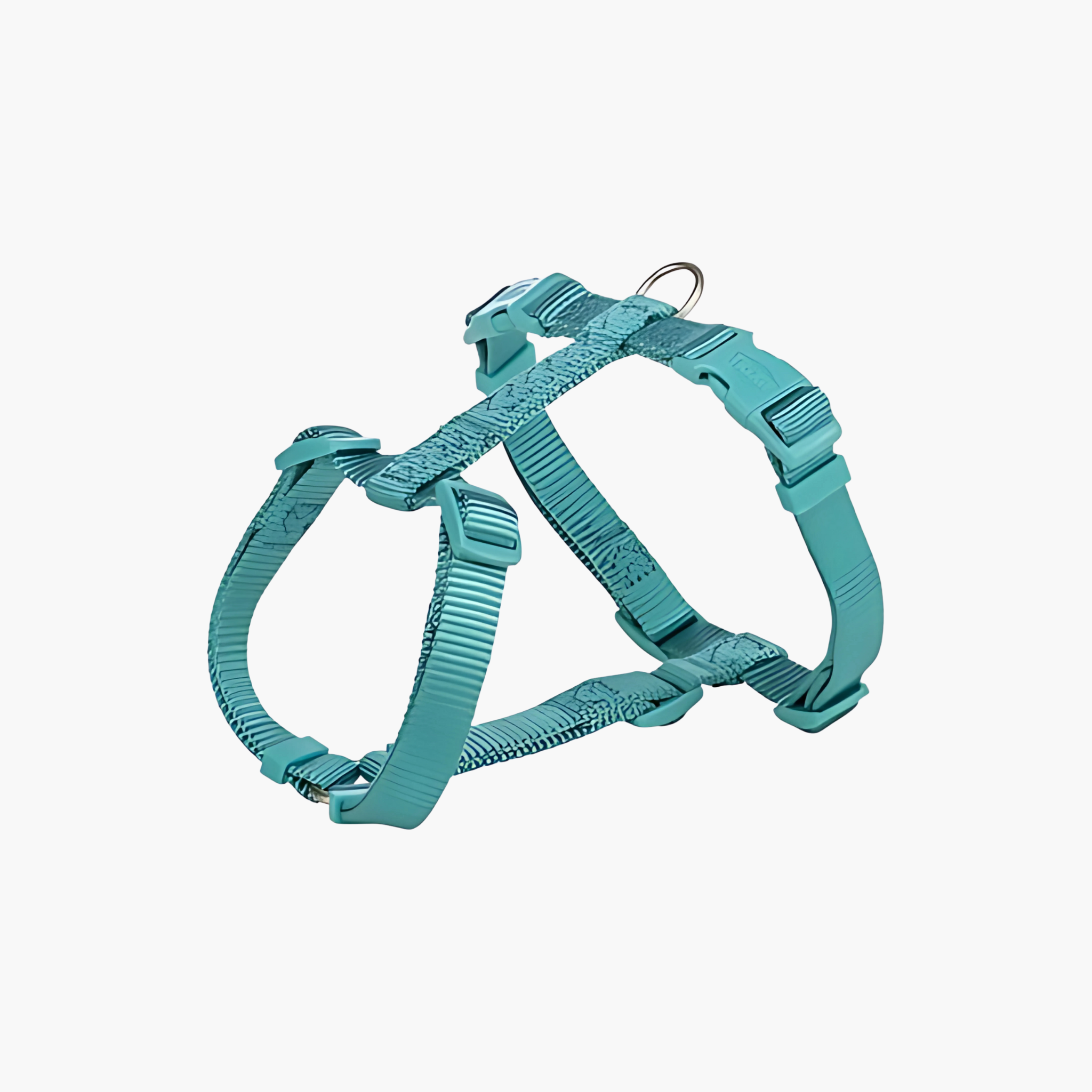 Trixie Premium H-tuig voor honden in aqua blauw – verstelbaar en comfortabel hondentuig