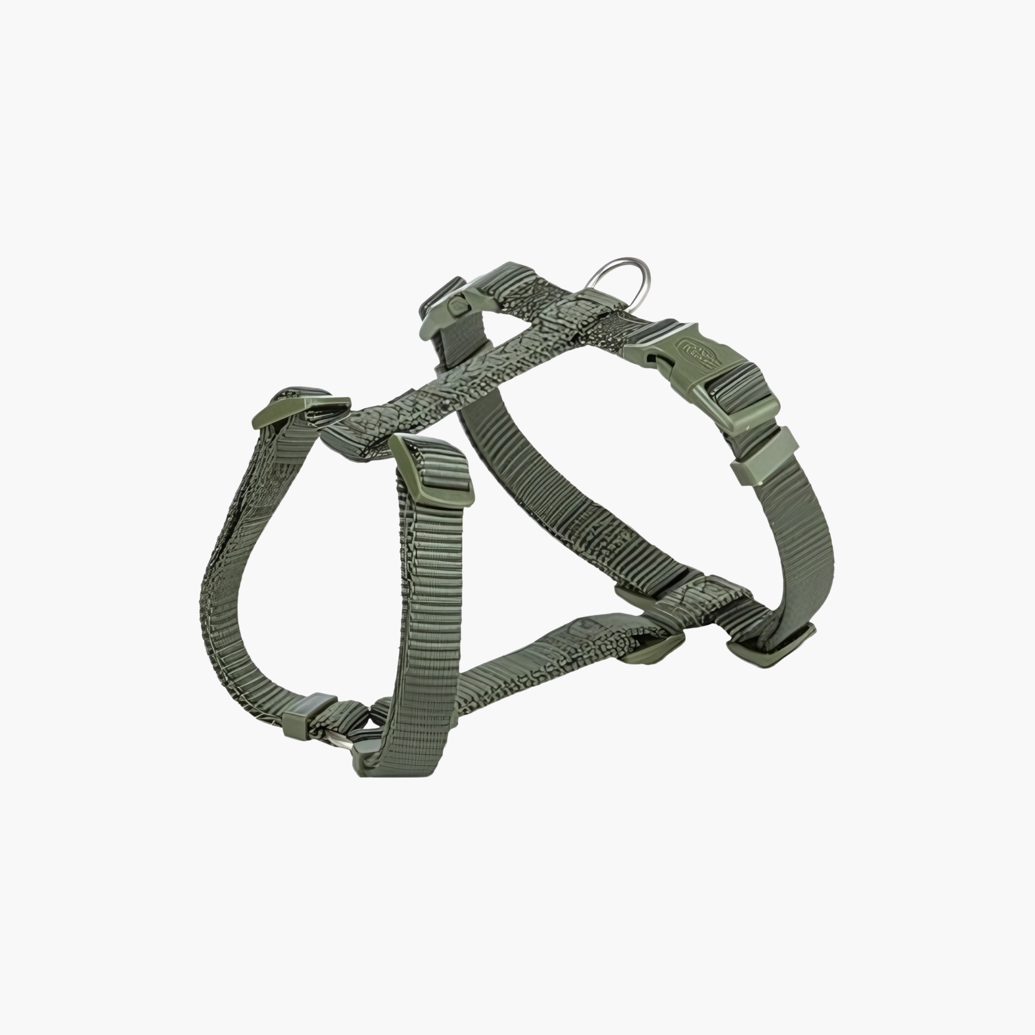 Trixie Premium H-tuig voor honden in olijf groen – verstelbaar en comfortabel hondentuig